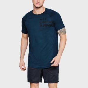Under Armour Mens Workout Shirt XXL Athletic Gym T-Shirt - Fitted Ventilated